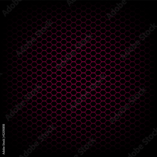 Black and red carbon abstract geometric background, vector