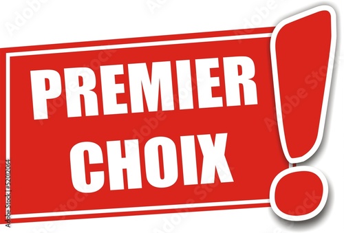 étiquette premier choix
