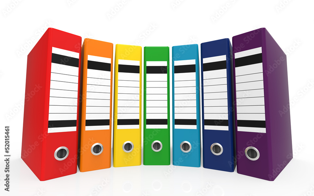 Colorful Office Folder Colorful Office Folder