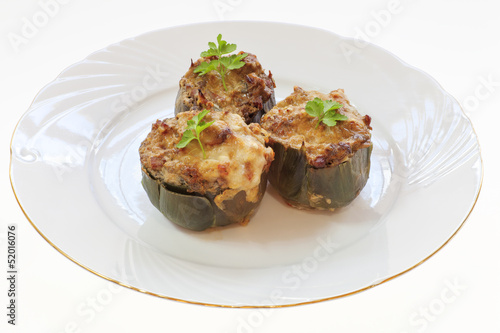 stuffed artichoke gratin