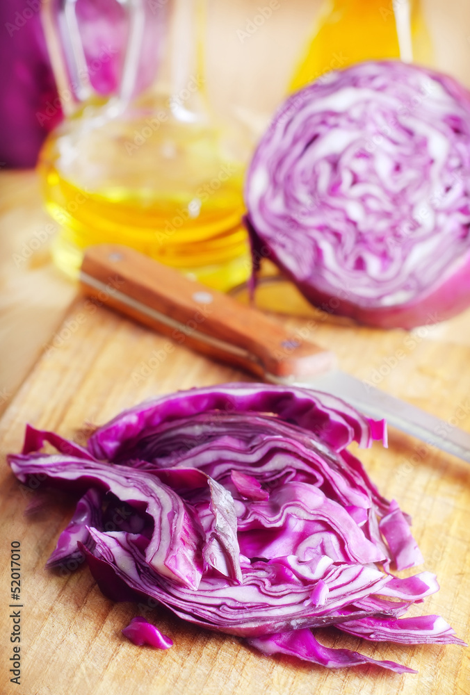 Fototapeta premium blue cabbage