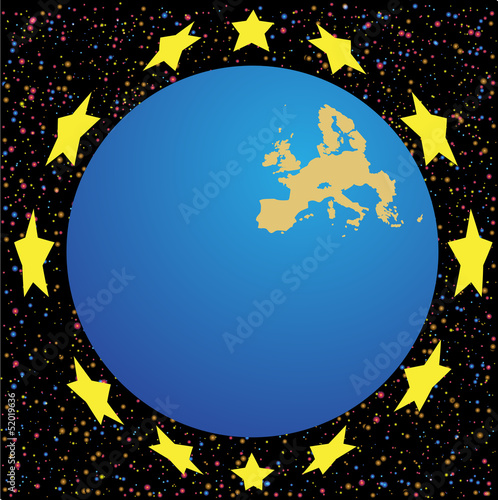 Europäische Union Karte