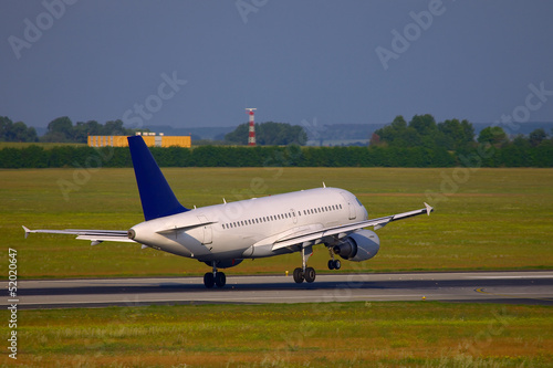 Plane landing