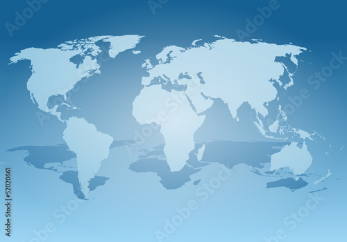 World map.