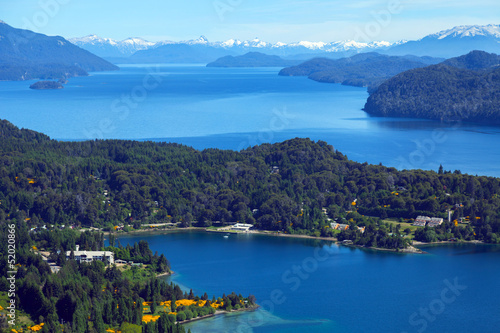 View from Mount Campanario, Bariloche, Patagonia, Argentina