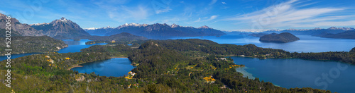 View from Mount Campanario, Bariloche, Patagonia, Argentina