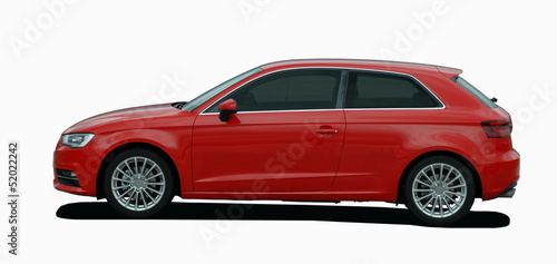 Obraz na płótnie red car