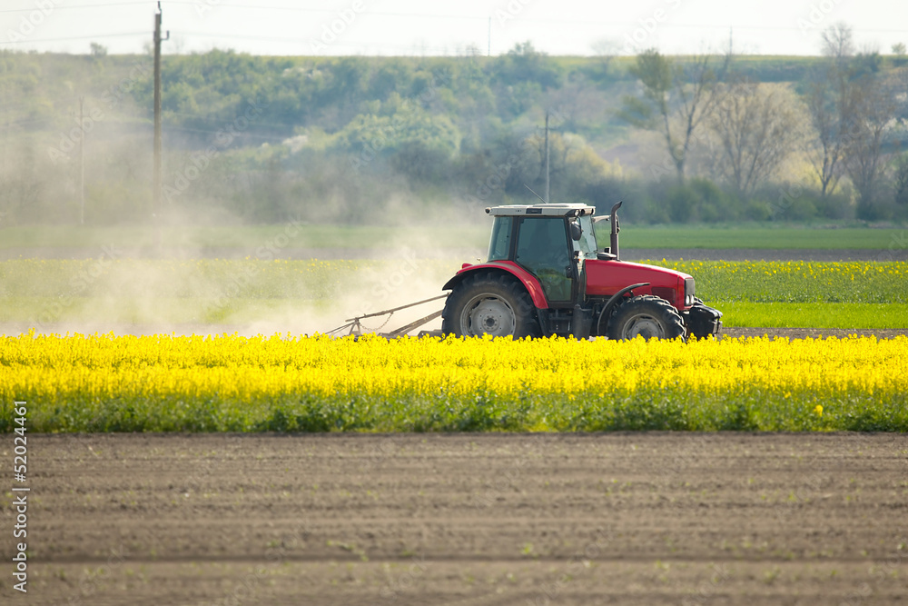 Naklejka premium Tractor