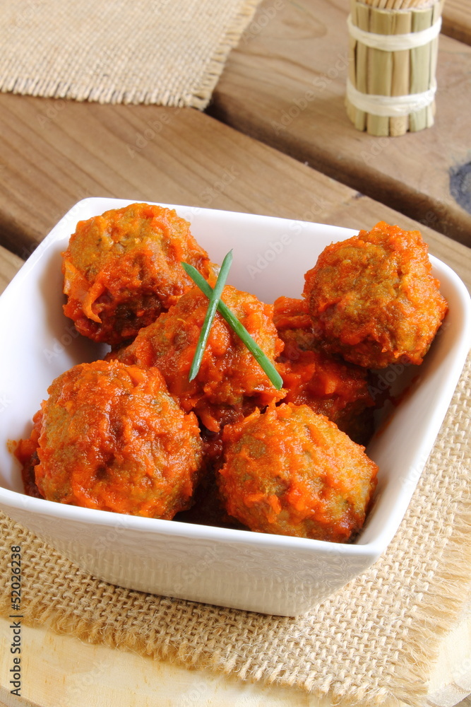 Albóndigas en salsa Albóndigas en salsa