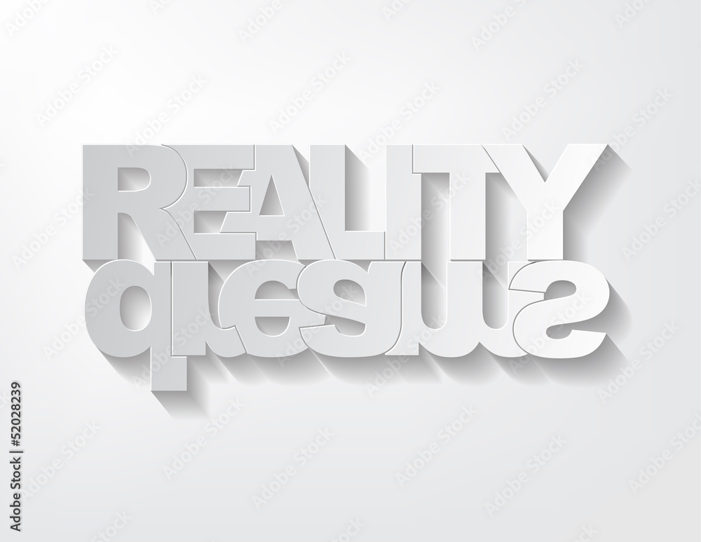 Reality/dreams concept