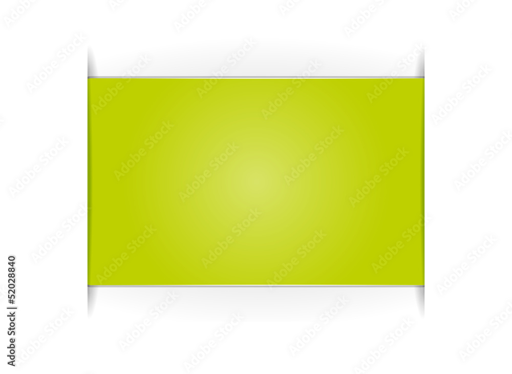 Fototapeta premium green rectangle label