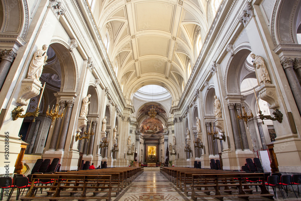 Cattedrale di Palermo_navata centrale_Sicilia
