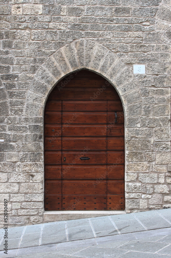 Medieval front door