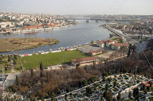 overview of Istanbul and Golden Horn (Halic) photo