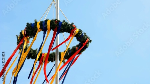 Maikranz oder Maibaum