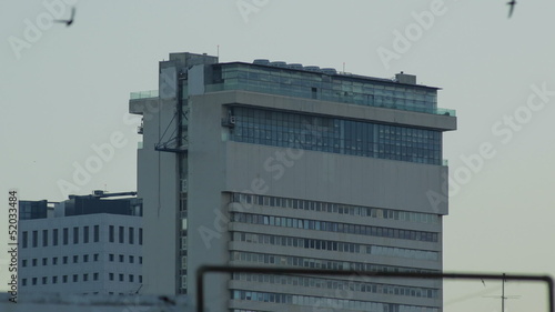 Shalom Meir Building Tel Aviv sunset clouds time lapse photo