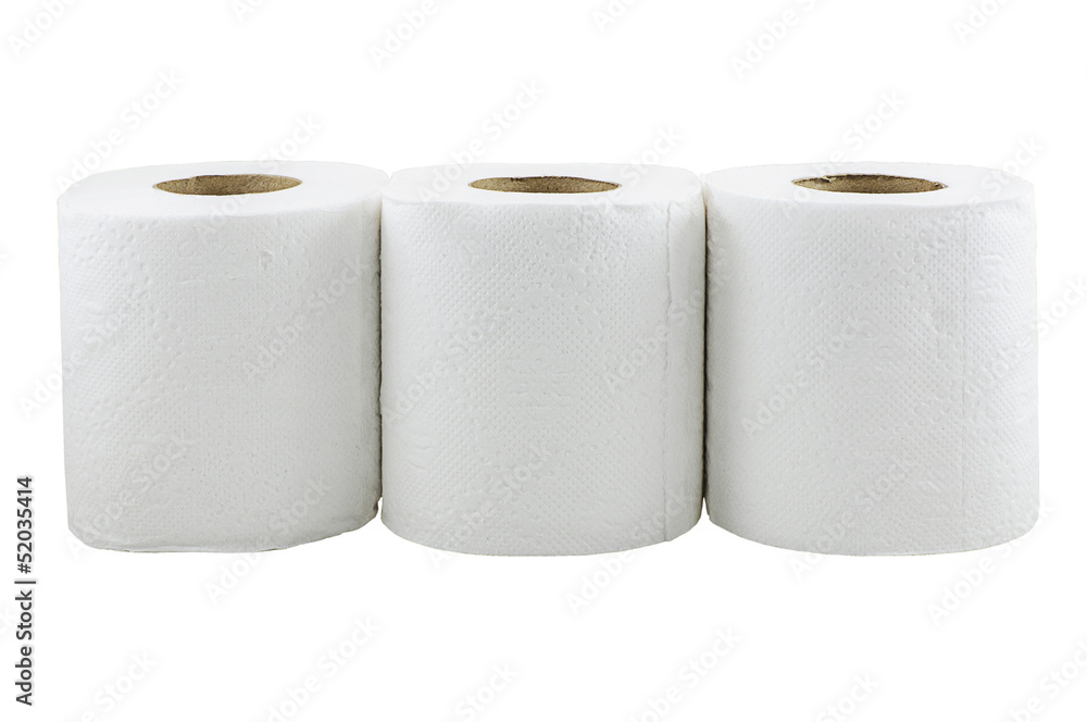 Toilet paper isolated Toilet paper isolated