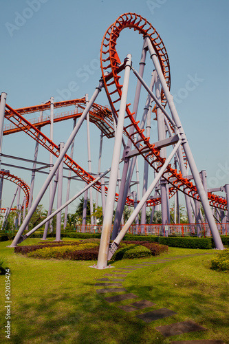 Naklejka roller coaster
