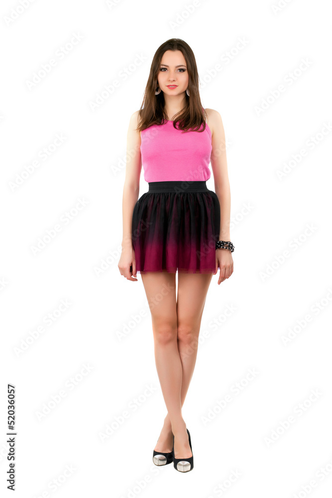 Fototapeta premium Pretty leggy woman