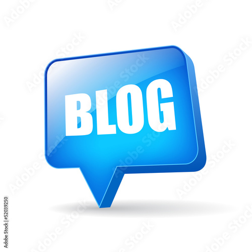 Vector blog bubble