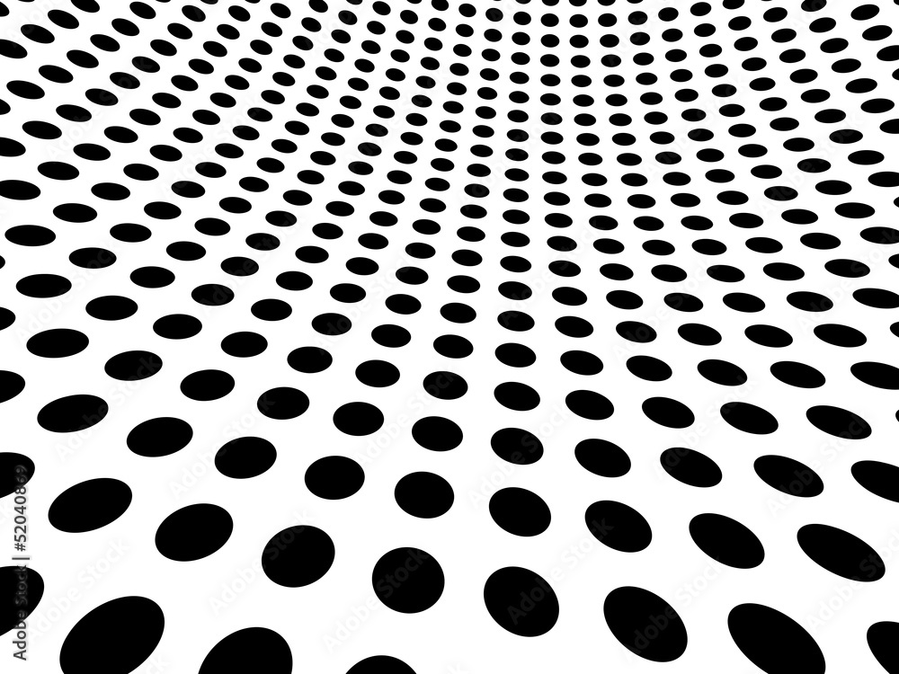3d Geometric dots array - A