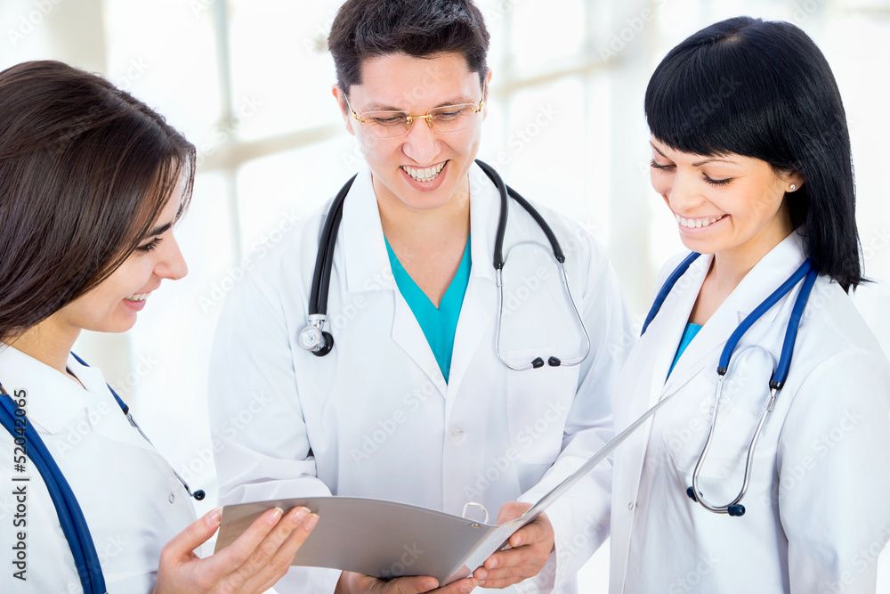 Fototapeta premium Doctors works in a hospital