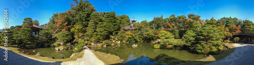 Panorama view Ninnaji temples in Kyoto.