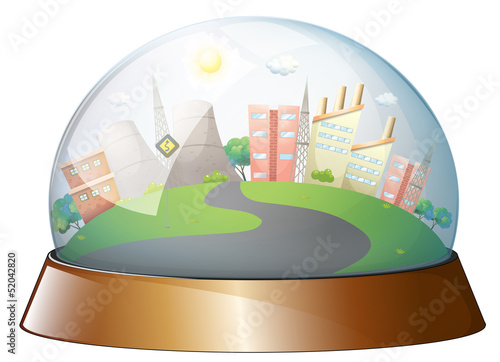 A dome designed city