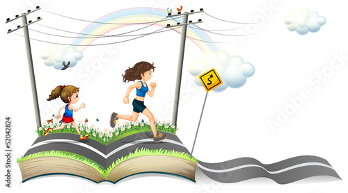 A book with a story of the narrow road