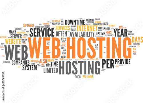 Web Hosting (tag cloud)