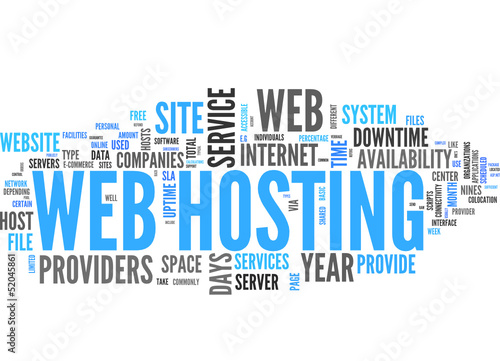 Web Hosting (tag cloud)