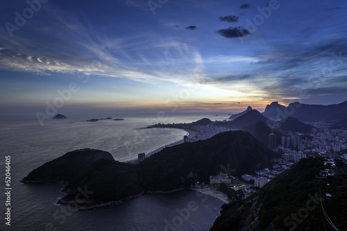 Aerial view of Rio De Janeiro