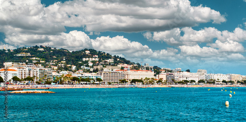 Panoramic view of the La Croisette. Cannes. France #52046626
