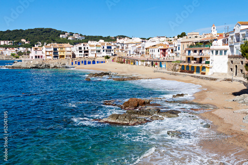 The village of Calella de Palafrugell (Costa Brava, Catalonia, S photo