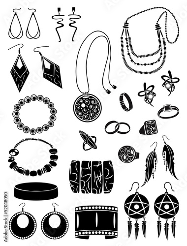Set of ornamentations