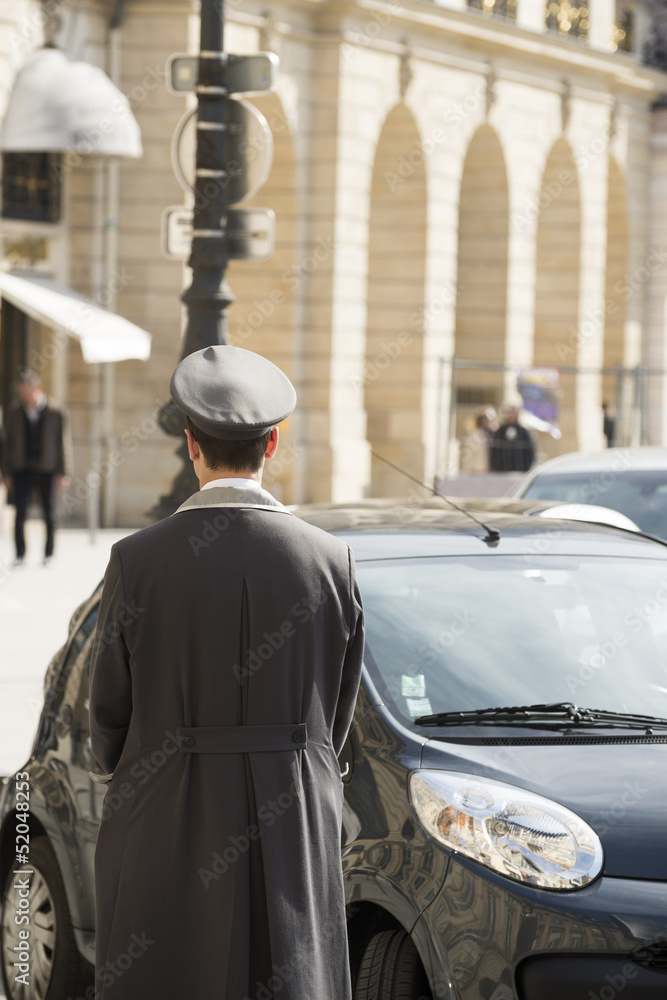 Naklejka premium Valet parking