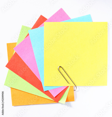 Colorful fan of paper notes