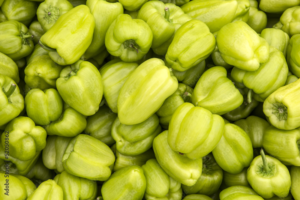 Macro view of fresh bell peppers Macro view of fresh bell peppers