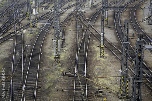 Canvas-taulu Paths of railways