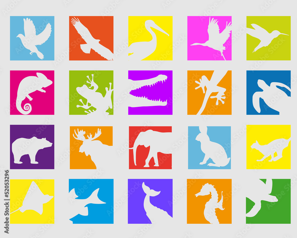icons of animals