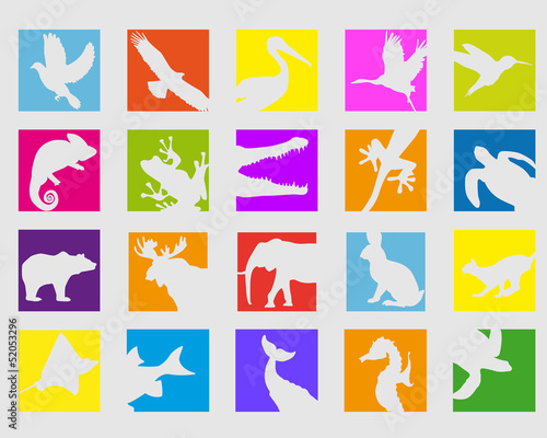 icons of animals