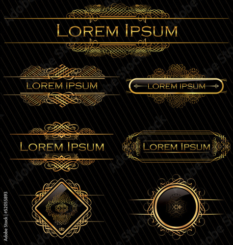 Calligraphic Design elements