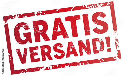 roter stempel gratis versand