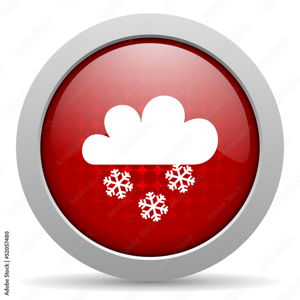 weather forecast red circle web glossy icon weather forecast red circle web glossy icon
