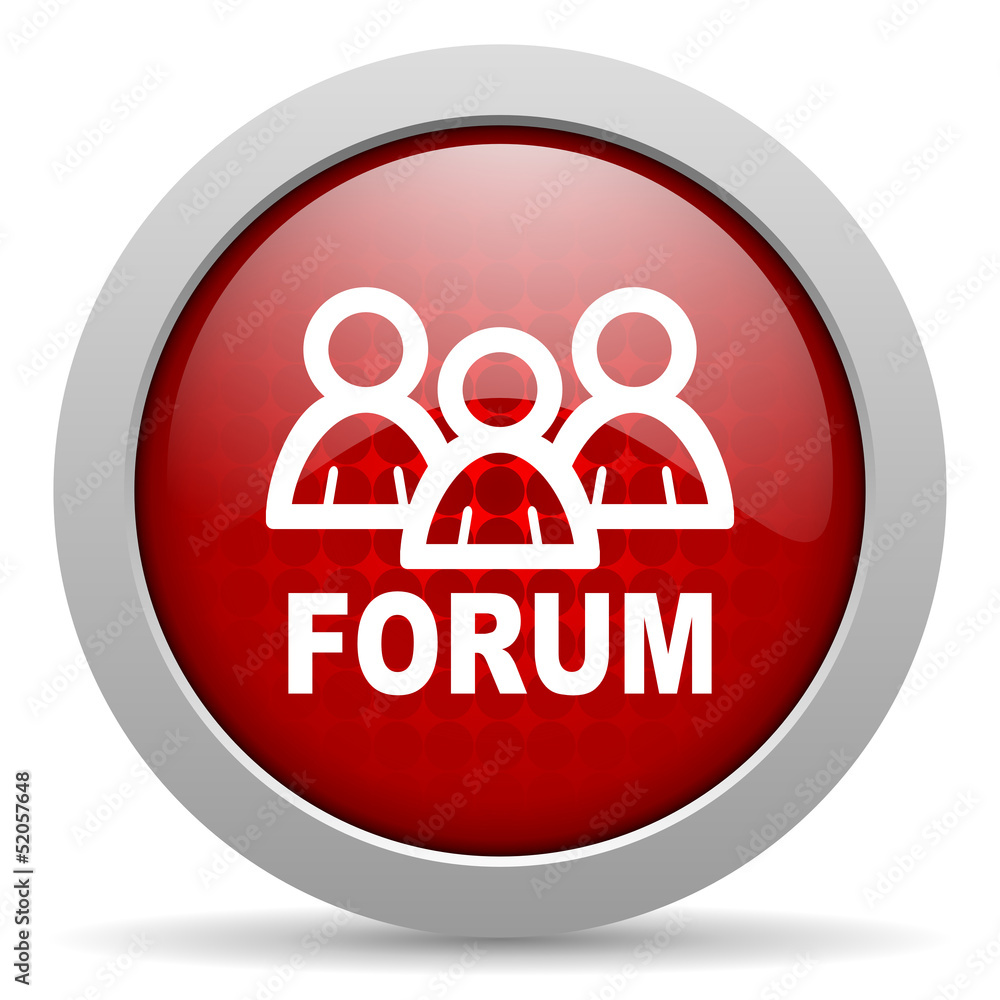 forum red circle web glossy icon forum red circle web glossy icon