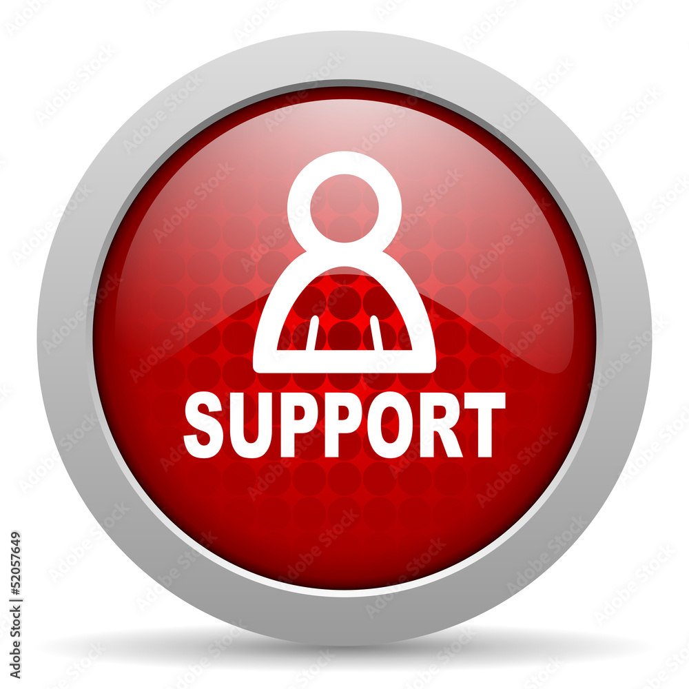 support red circle web glossy icon support red circle web glossy icon