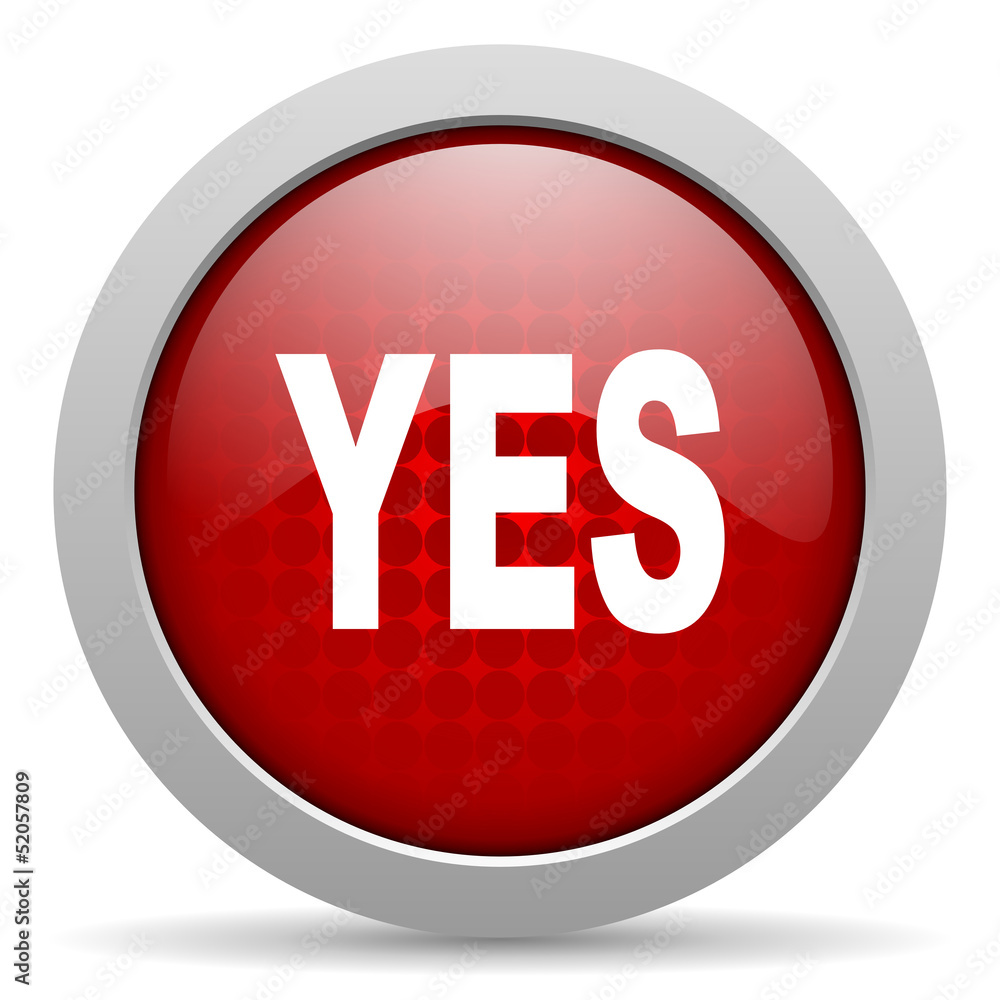 yes red circle web glossy icon yes red circle web glossy icon