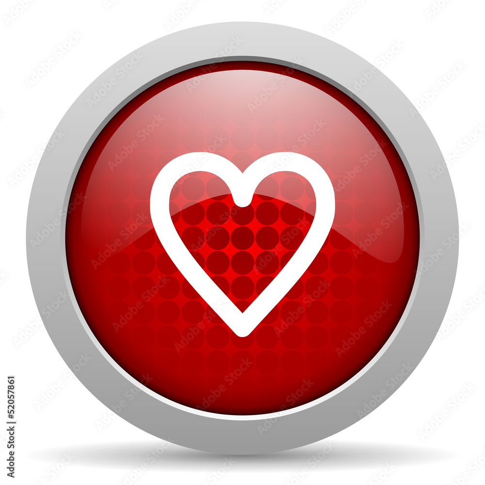 heart red circle web glossy icon heart red circle web glossy icon