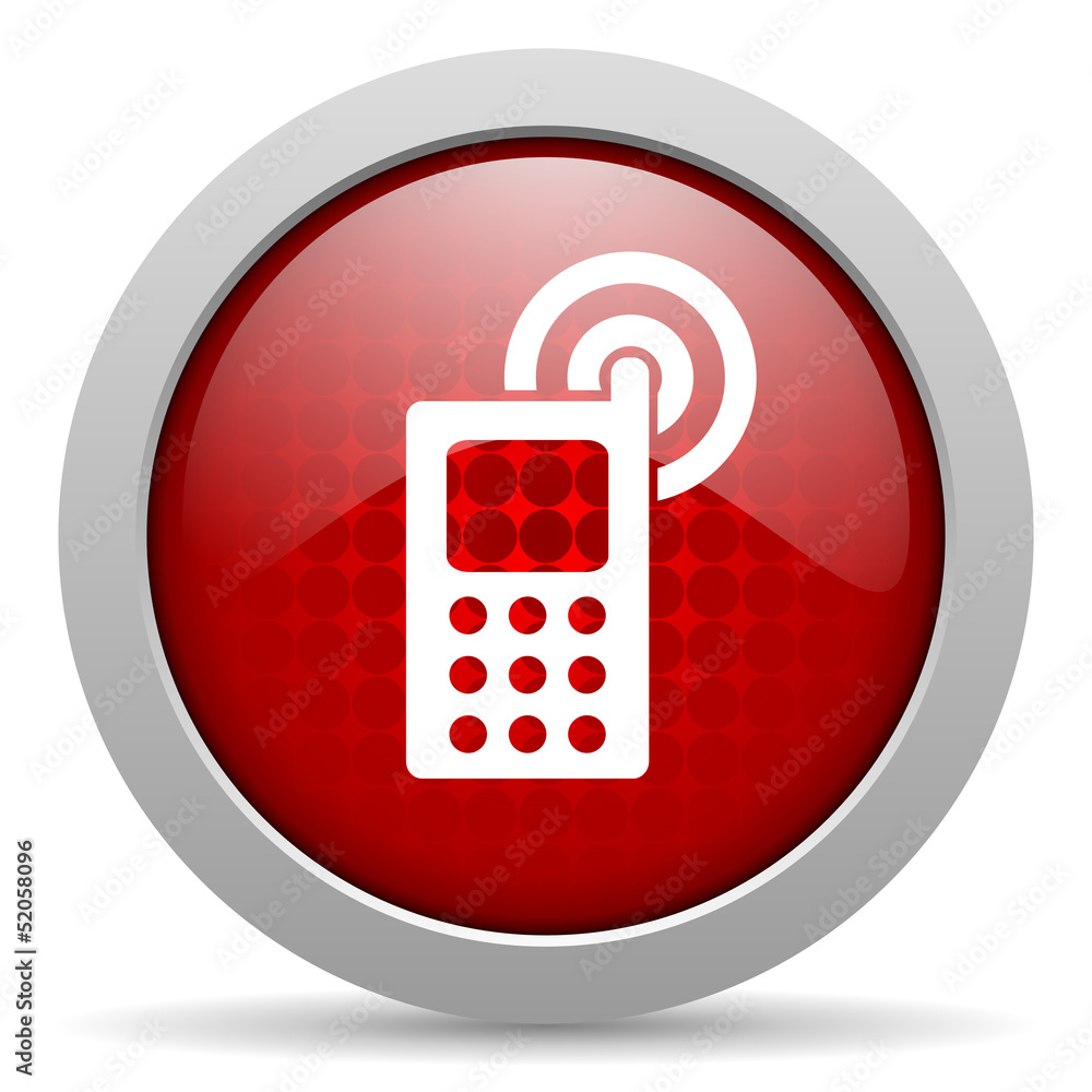 cellphone red circle web glossy icon cellphone red circle web glossy icon