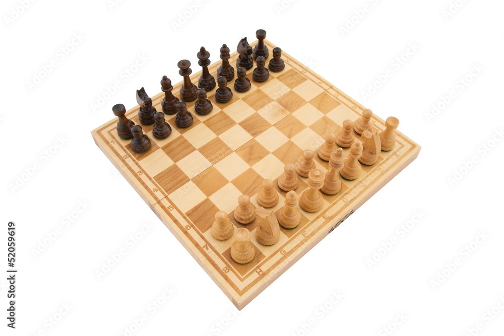 Chess isolated on white background Chess isolated on white background